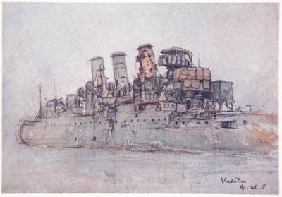 H.M.S. Kostonhimo, 25. huhtikuuta 1918, kuva Gordon S. Maxwellin 