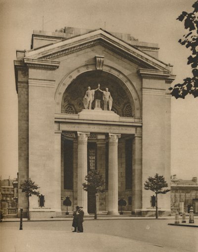 Bush House, amerikkalainen lisäys sodan jälkeiseen Lontooseen, vuodelta 1935. tekijältä Donald McLeish