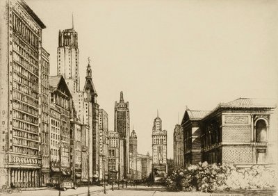 Chicago, Michigan Avenue ei. 1 tekijältä Donald Shaw MacLaughlan