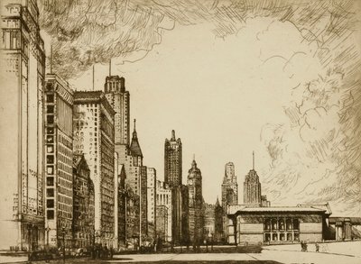 Chicago, Michigan Avenue nro 2 tekijältä Donald Shaw MacLaughlan