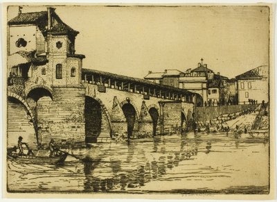 Ponte Ticino, Pavia tekijältä Donald Shaw MacLaughlan
