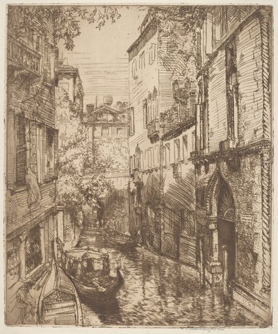 Rio delle Verona, Venetsia tekijältä Donald Shaw MacLaughlan