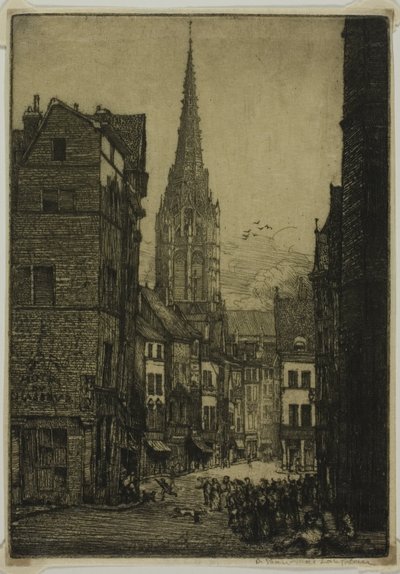 Rue du Chasseur, Rouen tekijältä Donald Shaw MacLaughlan