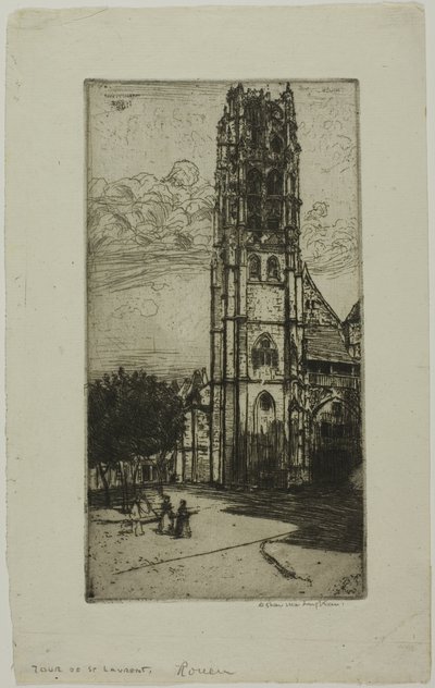 Tour St. Laurent, Rouen tekijältä Donald Shaw MacLaughlan