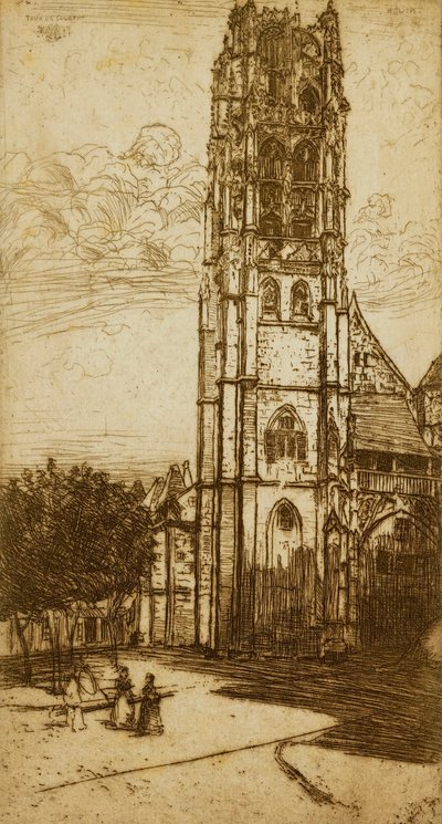 St. Laurentin torni, Rouen tekijältä Donald Shaw MacLaughlan