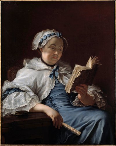 Madame Nonotten muotokuva Donat Nonotten (1708-1785) maalaus 1758 Besancon. Kuvataidemuseo tekijältä Donat Nonotte