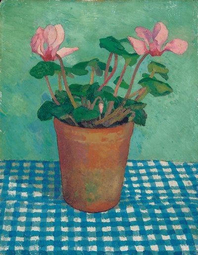 Syklaami ruukussa (öljy levylle) tekijältä Dora Carrington
