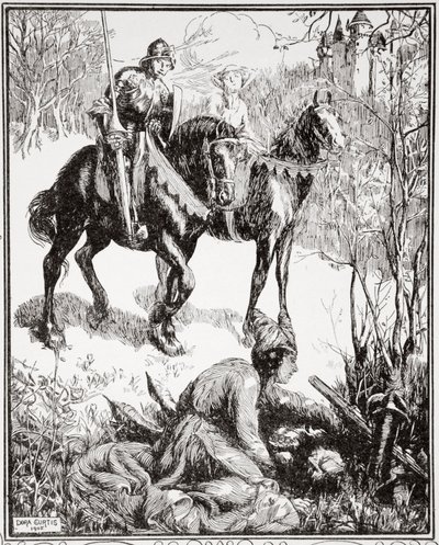 "Nainen itkee katkerasti", 1905. tekijältä Dora Curtis