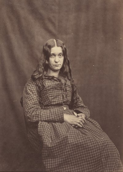 Nainen, Surrey County Asylum, n. 1855. tekijältä Dr Hugh Welch Diamond