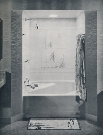 Uusi nelijalkainen Neo-Angle Bath, 1935 tekijältä Drix Duryea
