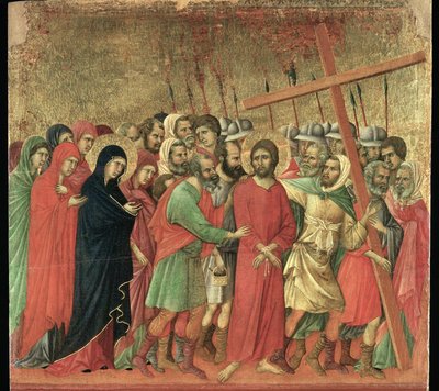 Alttari Maesta tekijältä Duccio di Buoninsegna