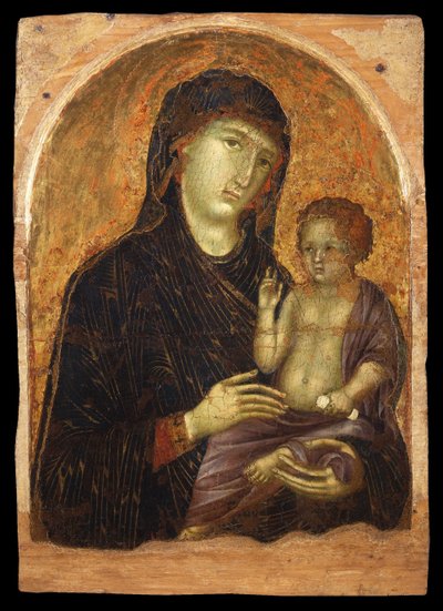 Madonna lapsen kanssa, 1200-luvun toinen puoli tekijältä Duccio di Buoninsegna