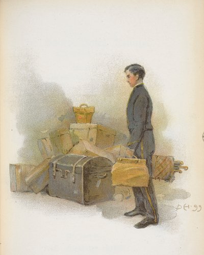 Rautatieportteri. tekijältä Dudley Hardy