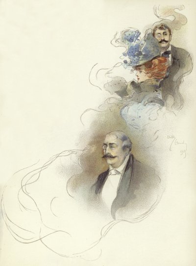 Hahmot Savoy-illallisella tekijältä Dudley Hardy