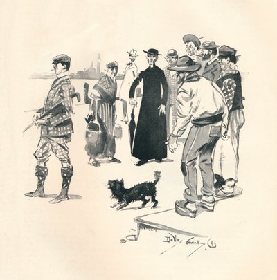 Knickerbockers Venetsiassa, 1893, 1894 tekijältä Dudley Hardy