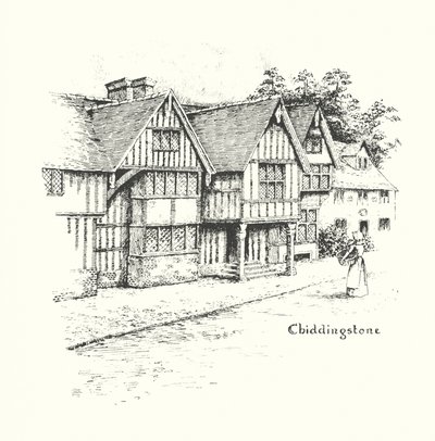 Chiddingstone (litografia) tekijältä Duncan Moul