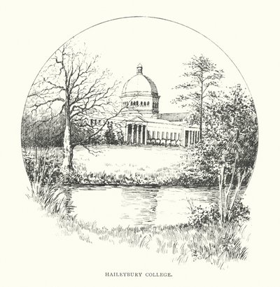 Haileybury College (litografia) tekijältä Duncan Moul