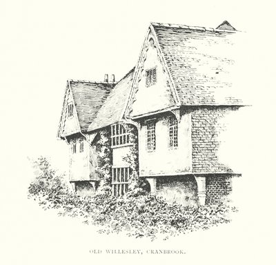 Old Willesley, Cranbrook (litografia) tekijältä Duncan Moul