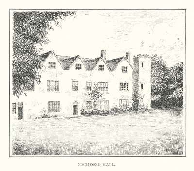 Rochford Hall (litografia) tekijältä Duncan Moul
