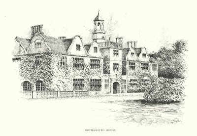 Rothamsted House (litografia) tekijältä Duncan Moul
