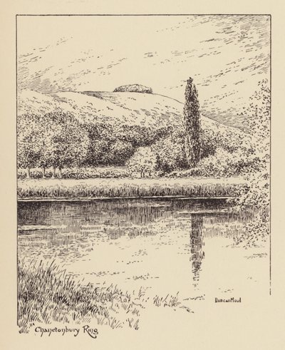 Sussex: Chanctonbury Ring (litografia). tekijältä Duncan Moul