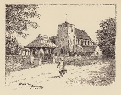 Sussex: Andrew, Steyning (litografia). tekijältä Duncan Moul
