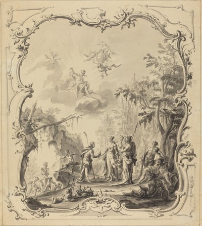 Pariisin tuomio tekijältä Dutch 18th Century