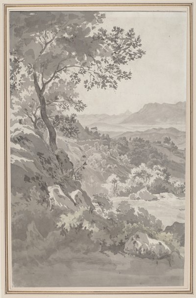 Laakso Italian Campagnassa tekijältä Dutch 19th Century