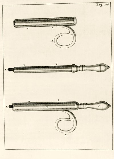 Valikoima absessiruiskuja Frederik Dekkersin parantamismenetelmää koskevista käytännön harjoituksista, 1694 tekijältä Dutch School