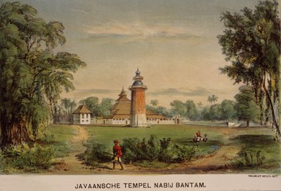 Bantenin moskeija, Java, Indonesia tekijältä Dutch School