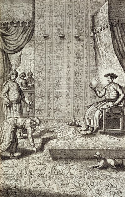Kiinan suurlähettiläät Intian hallitsijalle, Kiinasta Kuvittanut Athanasius Kircher (1601-80) 1667 tekijältä Dutch School