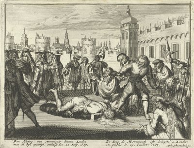 Monmouthin herttuan teloitus 15. heinäkuuta 1685 tekijältä Dutch School