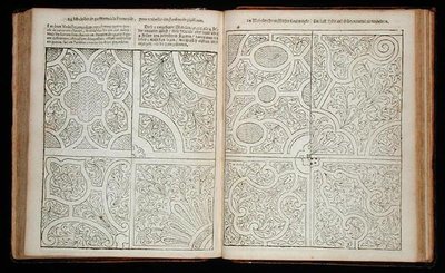 Ranskalaistyylinen parterres, Johann van der Groenin teoksesta Hollantilainen puutarhuri, julkaistu 1699 (kaiverrus) (katso myös 171924 tekijältä Dutch School