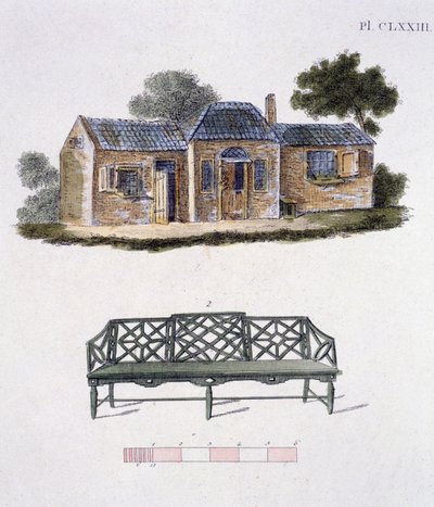 Kuvitus G Van Laarin Garden Gems -lehdestä, 1802 tekijältä Dutch School