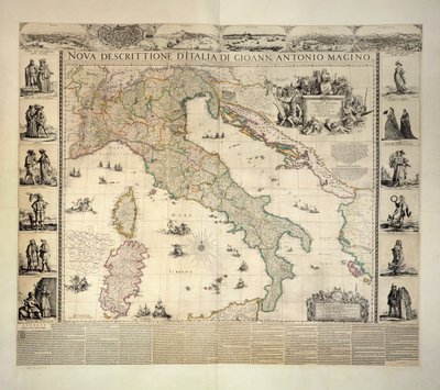 Italia, Klencke Atlas tekijältä Dutch School
