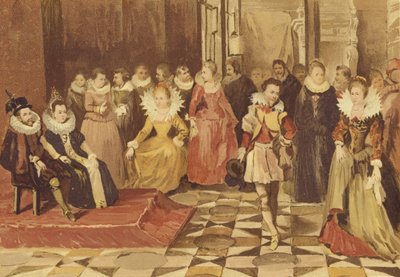 Huonekalut ja erilaiset esineet 1100- ja 1300-luvuilta tekijältä Dutch School