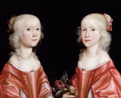 Muotokuva kaksoissisarista, n. 1650 tekijältä Dutch School