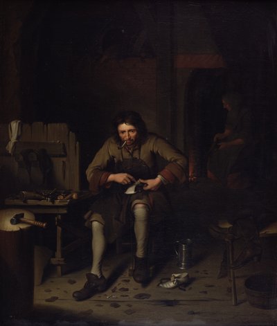 Suutarit, n. 1675 tekijältä Dutch School