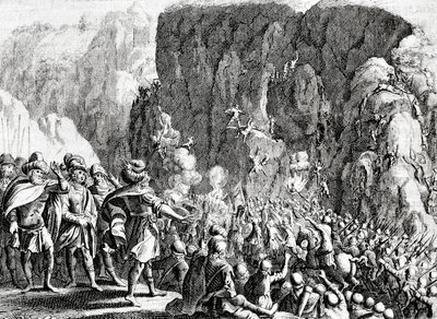 Masadan piiritys, noin 1700 tekijältä Dutch School
