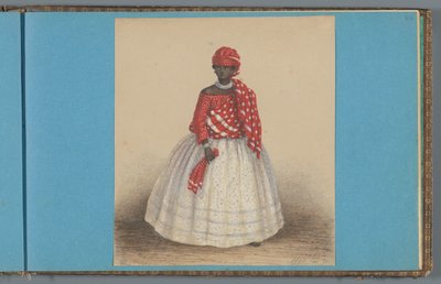 Nainen Surinamissa, 1860 tekijältä Dutch School