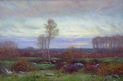 Syksyinen ilta (öljy kankaalle) tekijältä Dwight William Tryon