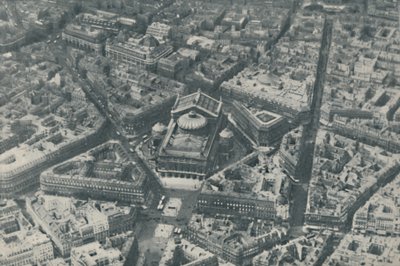 Pariisin keskusarkkitehtoninen piirre Street Designin ennakoinnilla parannettuina, vuodelta 1935 tekijältä ENA
