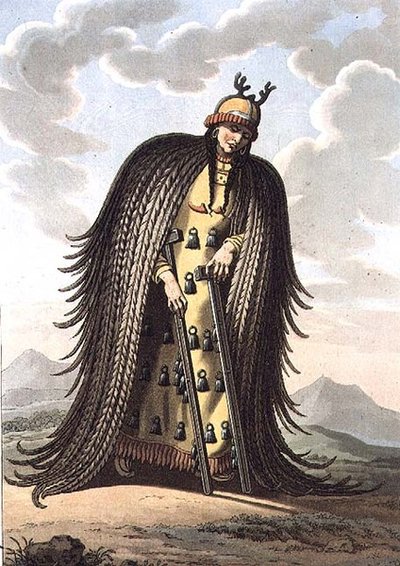 Noita Tungusysta, kaiverrus Gros (litho) tekijältä E. (after) Karnejeff