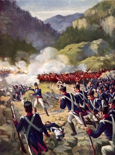 Busacon taistelu, 1810 tekijältä E. A. Dyer