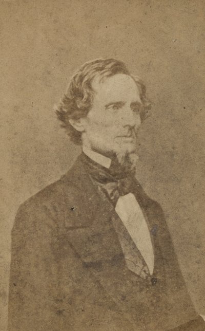 Jefferson Davis (albumin hopeaprintti) tekijältä E. Anthony