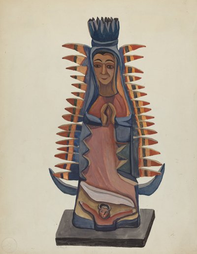 Suurin osa Guadalupen neitsyestä, n. 1936. tekijältä E. Boyd