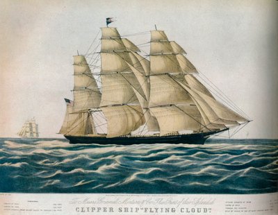 "Clipper Ship: Flying Cloud", 1852 tekijältä E Brown Jr