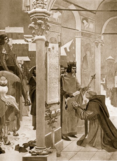 Saint Louis, kuvitus "Hutchinsonin kansojen historiasta", 1915 tekijältä E. Fiorillo