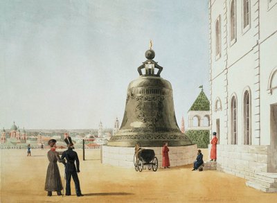 Tsaarin kello Moskovan Kremlissä, 1838. tekijältä E. Gilbertson