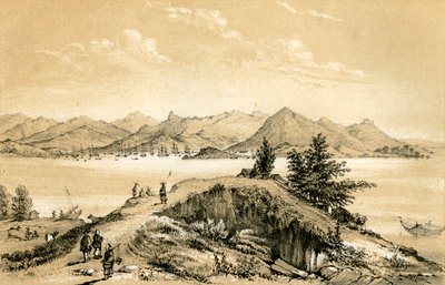 Hongkongin lahti ja saari, 1847 tekijältä E Gilks